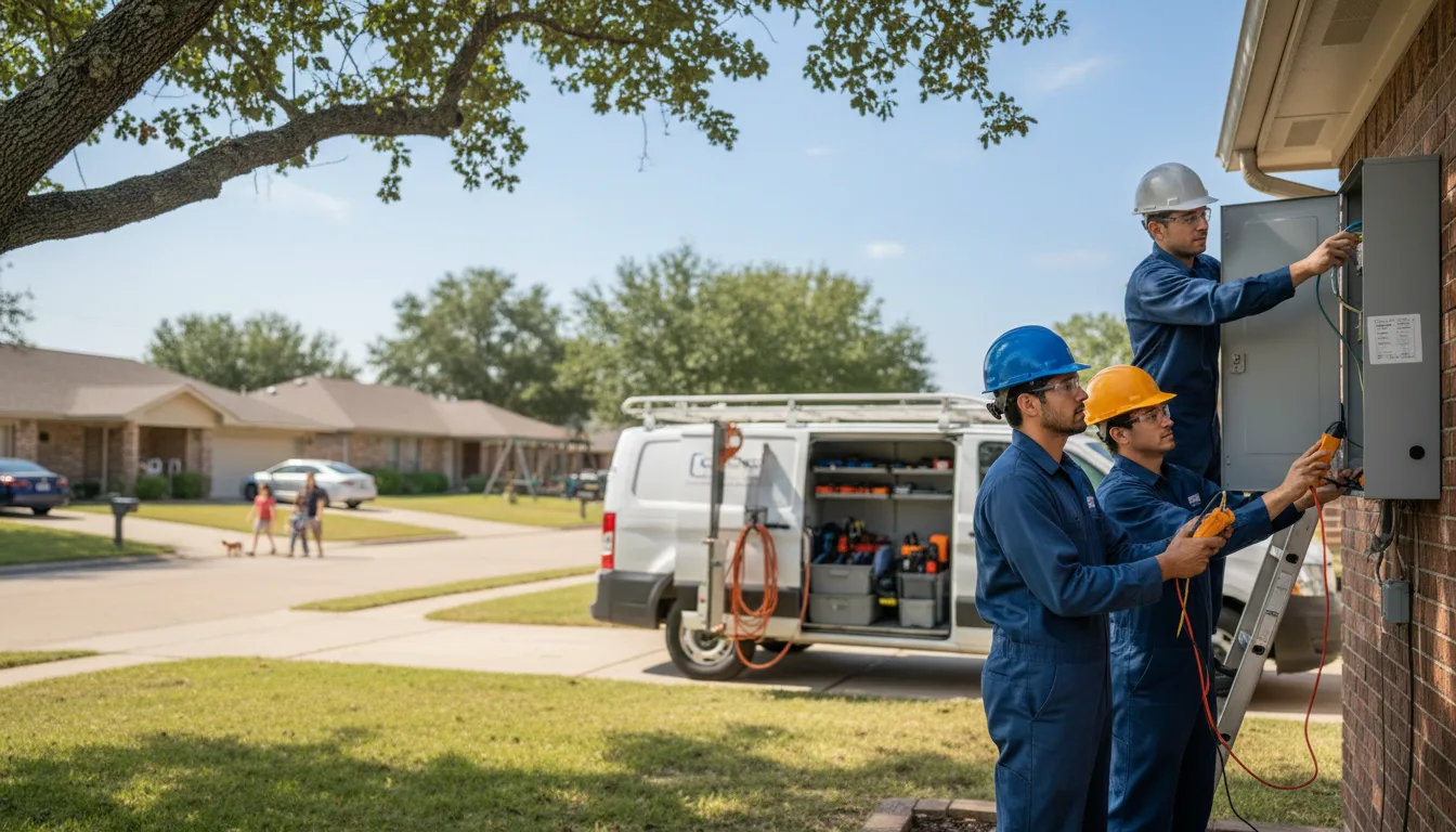 Certified electrician providing emergency electrical services in Larwill, IN